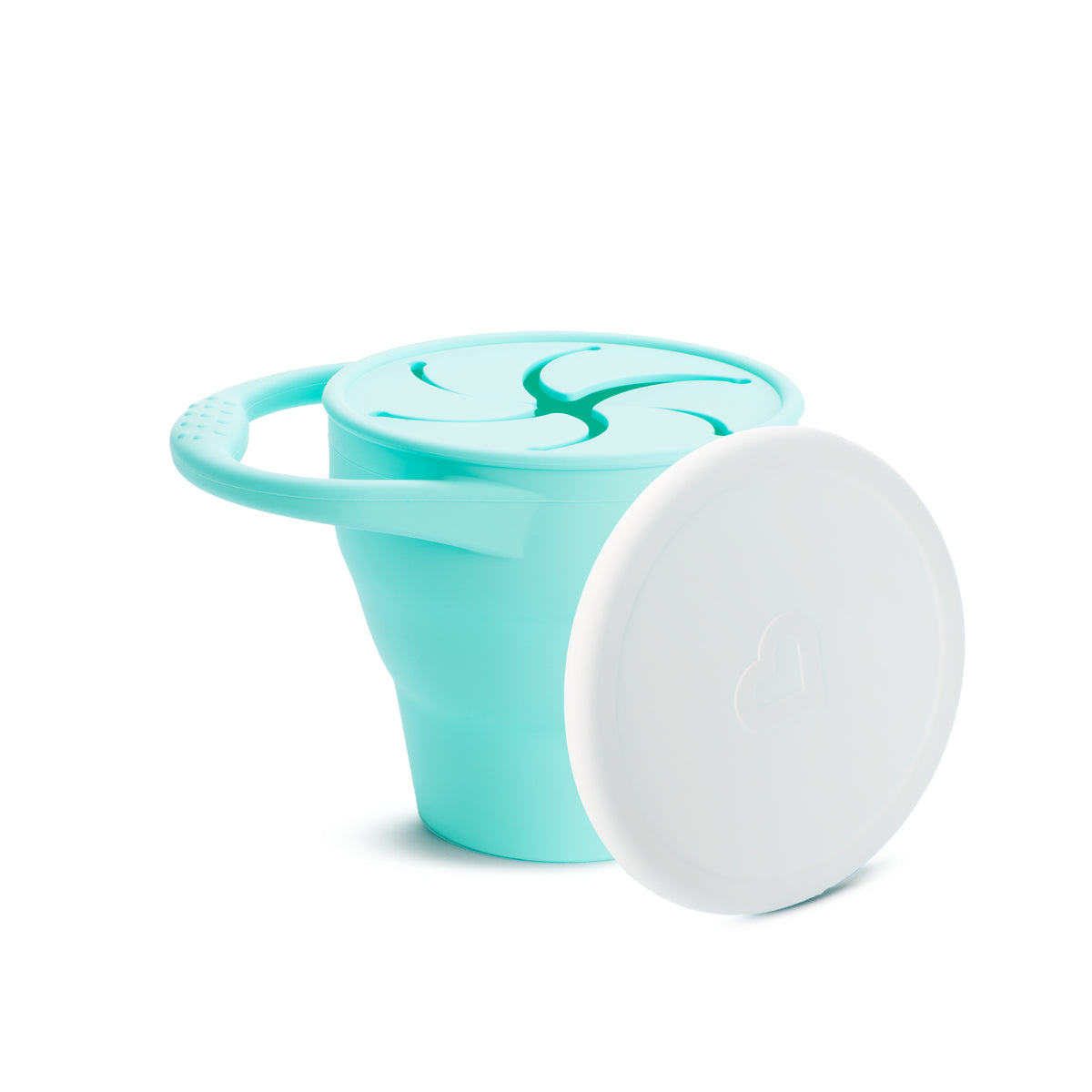 Munchkin- Munchkin-  C’Est Silicone!™ Snack Catcher With Lid  - Mint