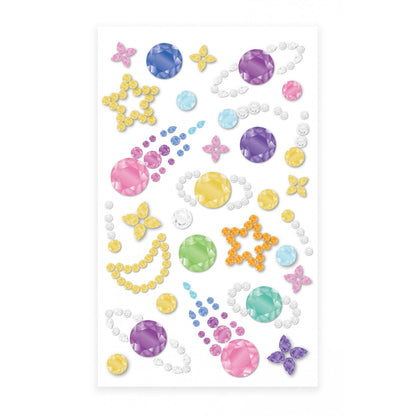 Avenir -  Gem Stickers - Galaxy | Self Adhesive Rhinestones Sticker-Multicolor