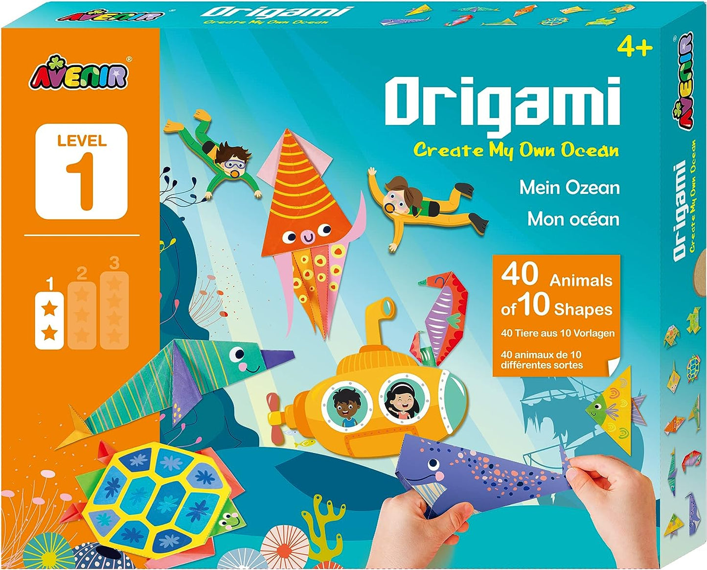 Avenir - Origami - Ocean (Level 1) -Multicolor