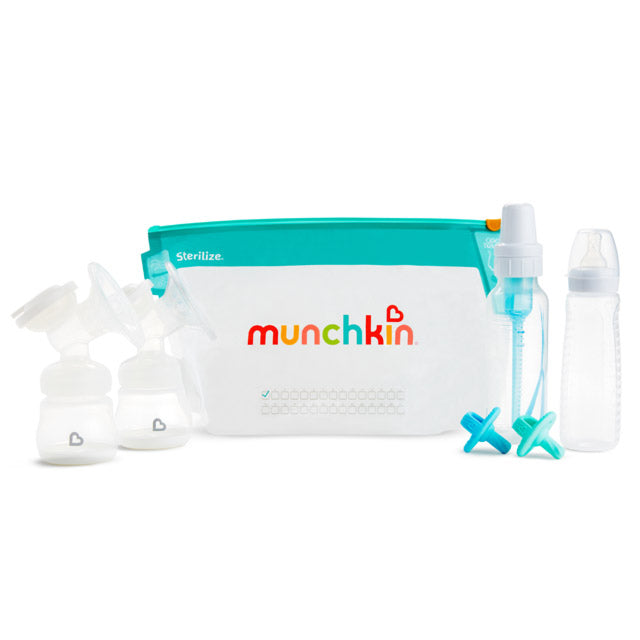 Munchkin- Jumbo Microwave Sterilizer Bags
Pack Of 6 - White