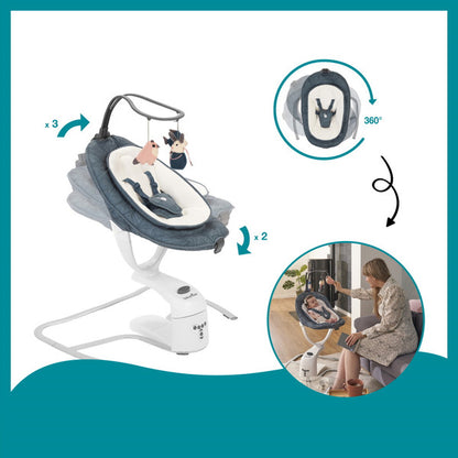 Babymoov -  Electric Comfort Swoon Motion Swing - Multicolour