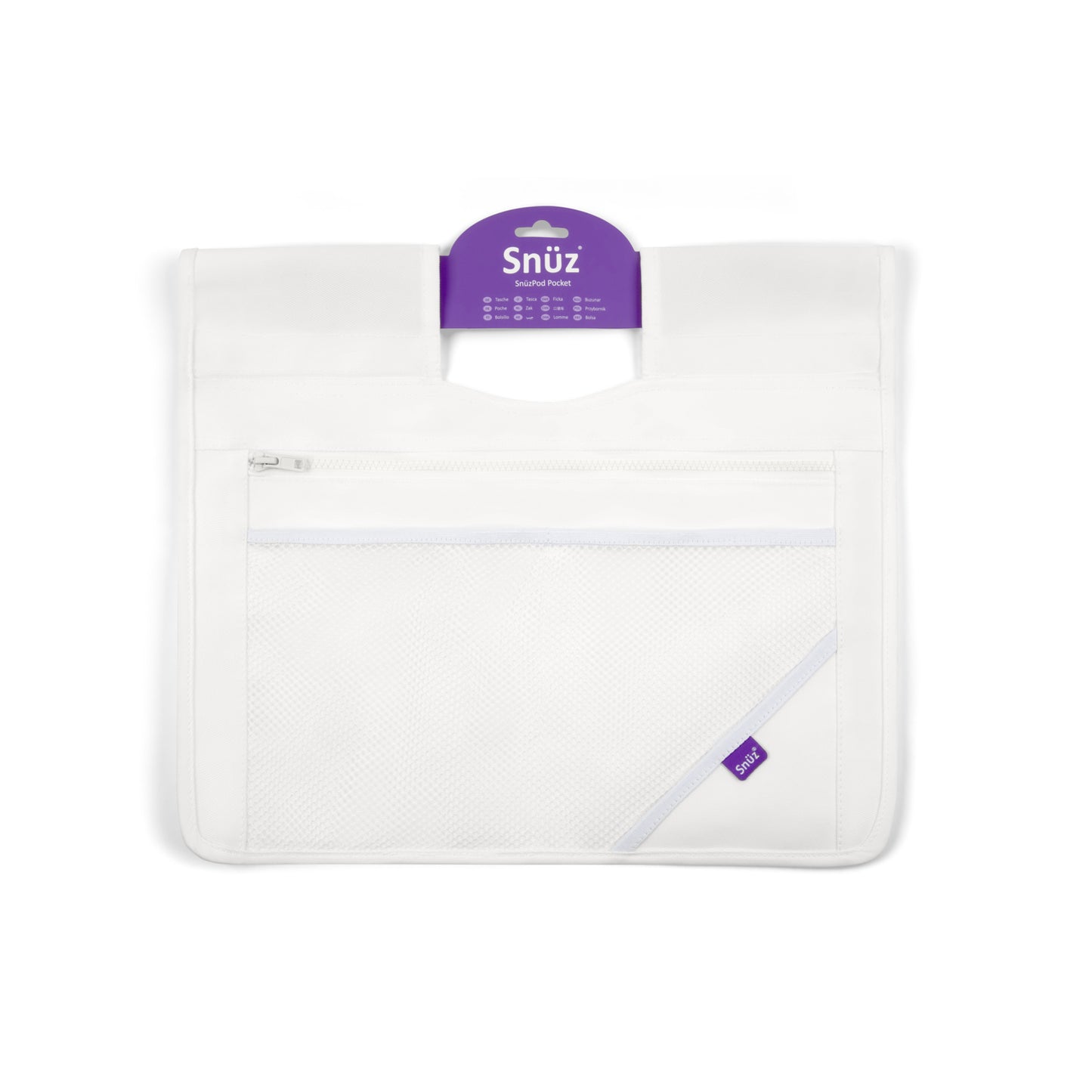 Snuz- Pod 4 Storage Pocket  - White