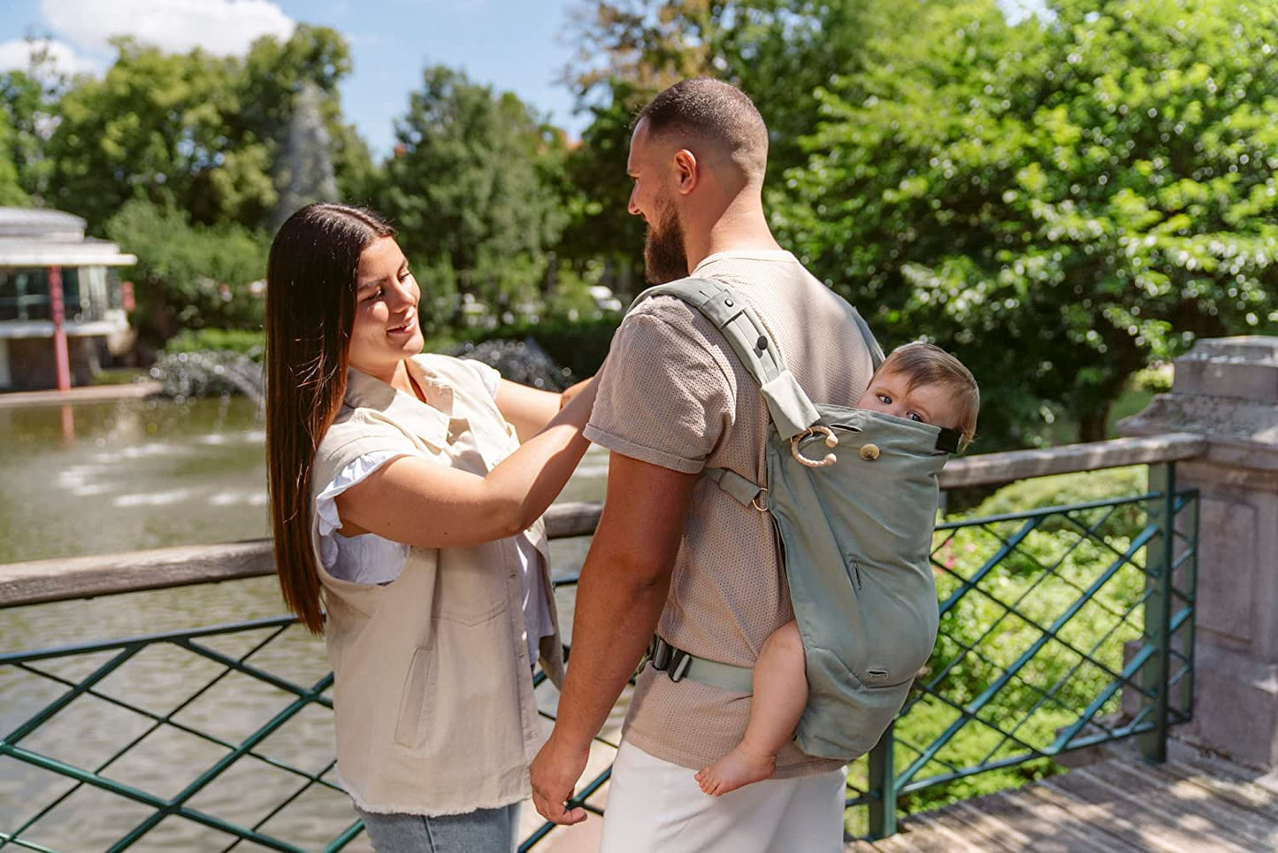 Babymoov -  Moov & Boost Ergonomic Baby Carrier  - Multicolour