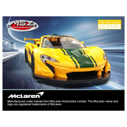 Msz - Mclaren P1™ Gtr - Die-Cast Replica, Ultimate Collector'S Item-Yellow