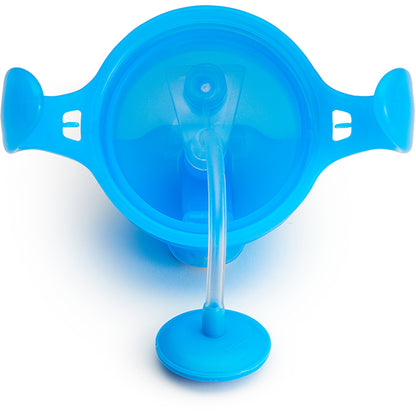 Munchkin- Any Angle™ Click Lock Weighted Straw Trainer Cup 7Oz - 6 Months - Blue