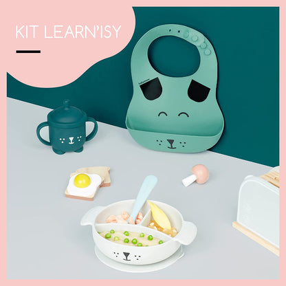 Babymoov -  Learn Isy Baby Mealtime Set Of 4  - Green