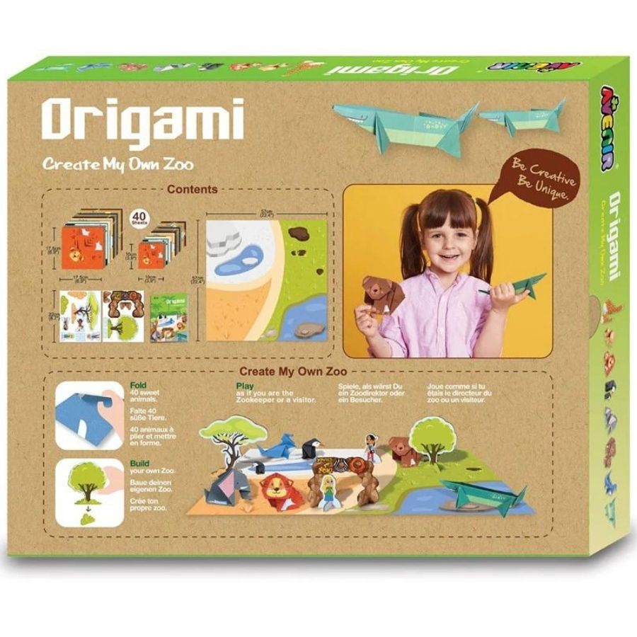 Avenir - Origami - Create My Own  Toolkits-Zoo -Multicolor