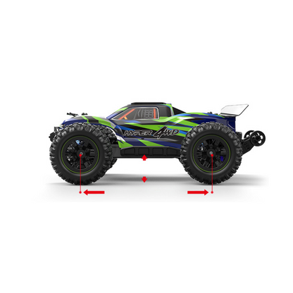 Mjx -  Rc Hobby Grade Truck | High Speed 30Km/H, 2.4Ghz Remote Control -Multicolor