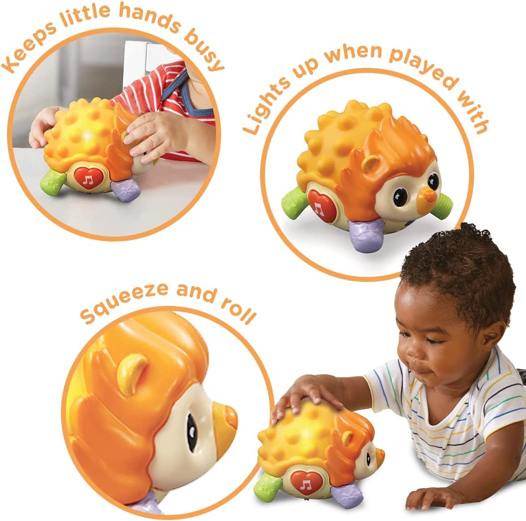 Vtech -  Easy Squeezy Hedgehog Musical Toy - Orange