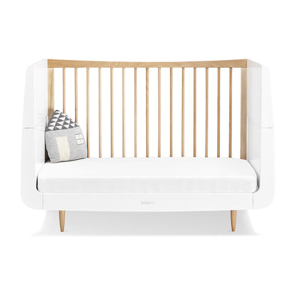 Snuz-White Nursery Set Snuz- Kot + Snuz- Kot Changer Skandi  Pack Of 2 - White & Skandi Natural