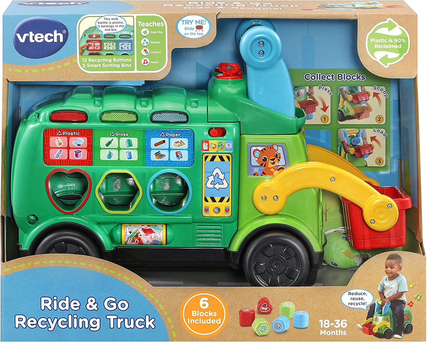 Vtech -  Ride & Go Recycling Truck