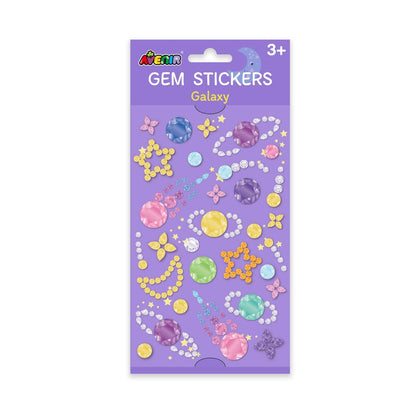 Avenir -  Gem Stickers - Galaxy | Self Adhesive Rhinestones Sticker-Multicolor