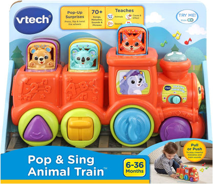 Vtech -  Pop And Sing Animal Train - Red