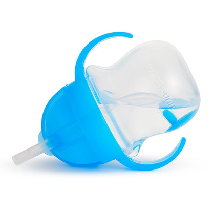 Munchkin- Any Angle™ Click Lock Weighted Straw Trainer Cup 7Oz - 6 Months - Blue