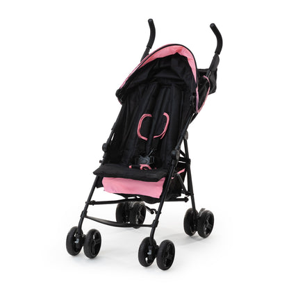 Summer Infant-  3Dmini™ Convenience Stroller With 5-Point Harness & Adjustable Shoulder Straps 6 - 24 Months  - Pink