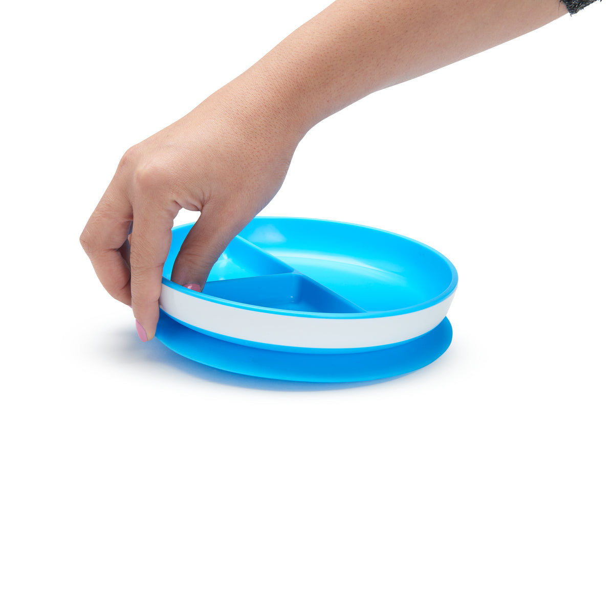 Munchkin- 2Pk Suction Plates-Blue/Green