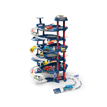 D-Power -  Multi Level Lift Parking Set | 5 Storied Diy Build Set-Multicolor