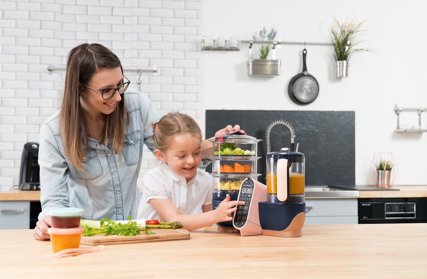 Babymoov -  Nutribaby+ Xl 6-In-1 Food Processor - Navy Blue