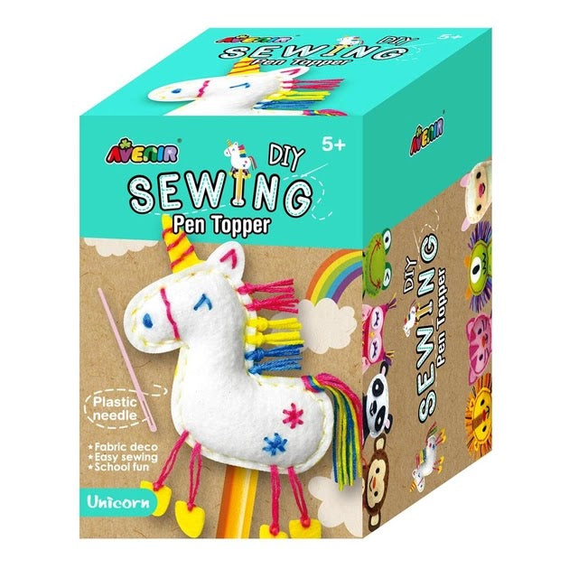 Avenir - Sewing Pen Topper  Sewing Kit- Unicorn -Multicolor