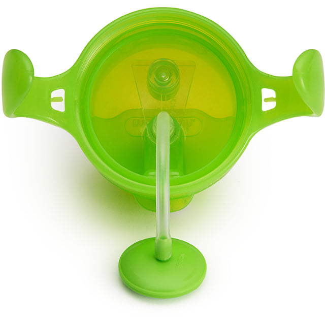 Munchkin- Any Angle™ Click Lock Weighted Straw Trainer Cup 7Oz - 6 Months - Green