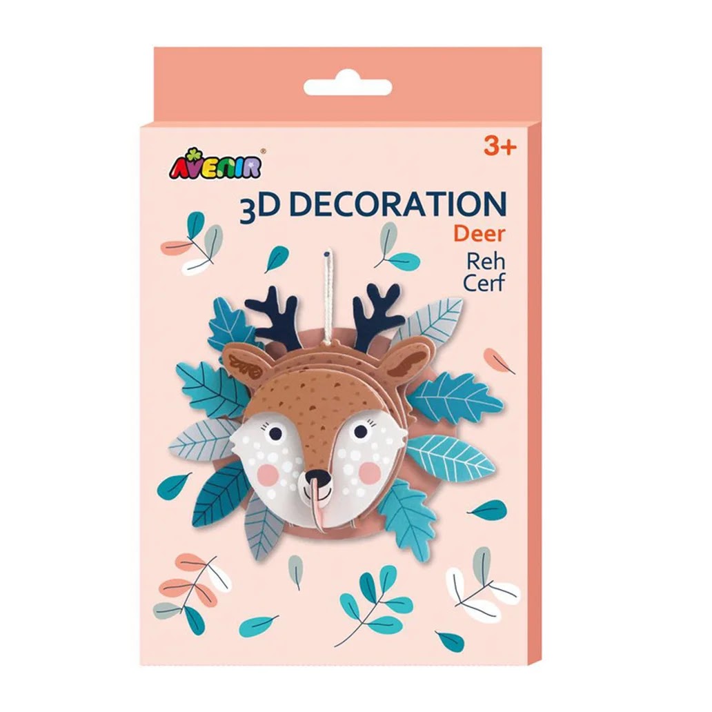 Avenir - 3D Decoration - Deer Kit -Multicolor