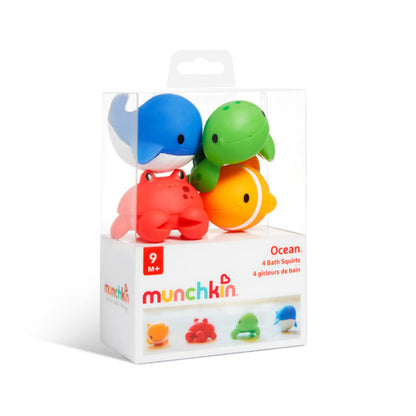 Munchkin- Ocean™ Bath Squirts - Pack Of 4 - Multi Color