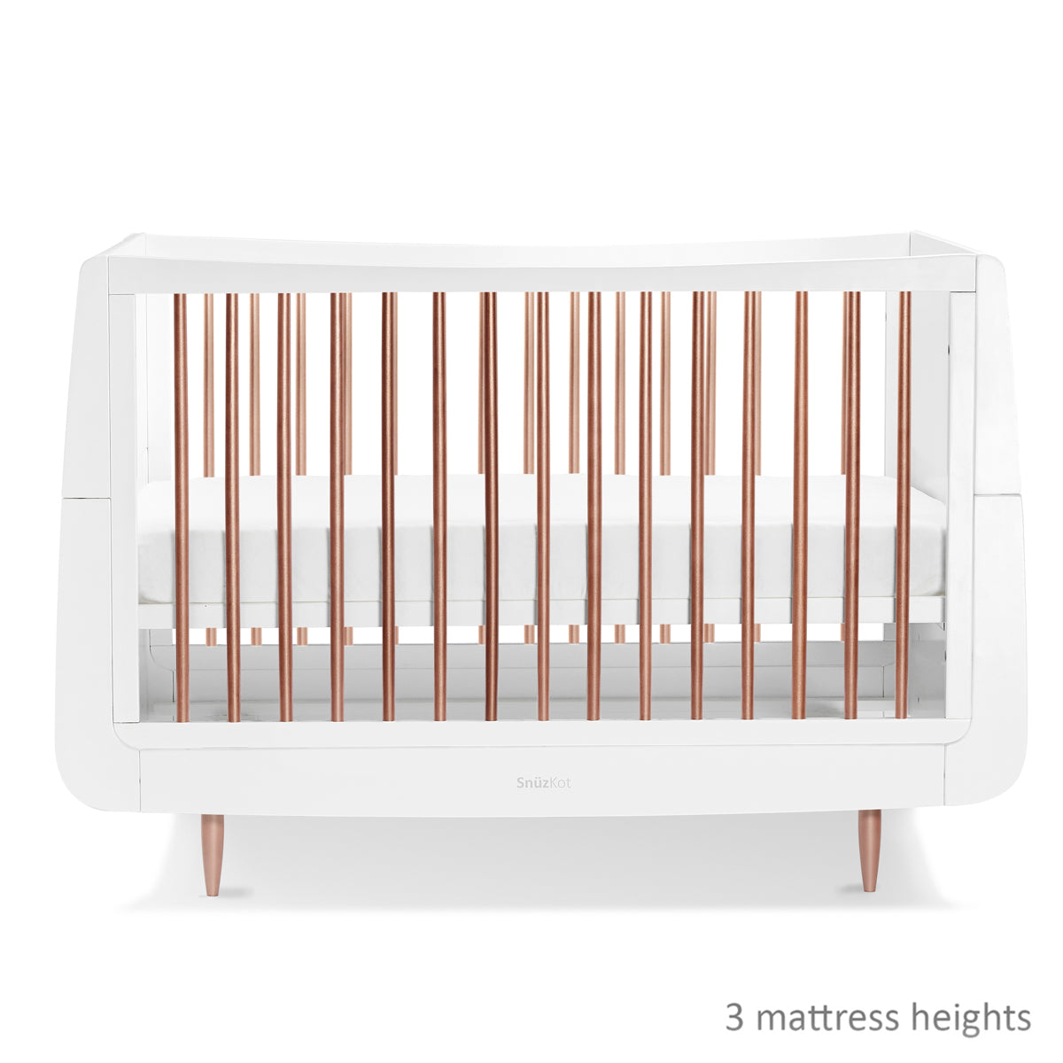 Snuz- Kot Skandi Cot Bed  - Rose Gold