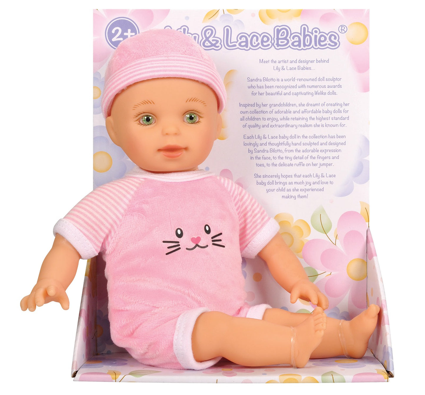 Lotus -  11.5" Inch, Soft-Bodied Baby Doll – Caucasian 3 -Multicolor