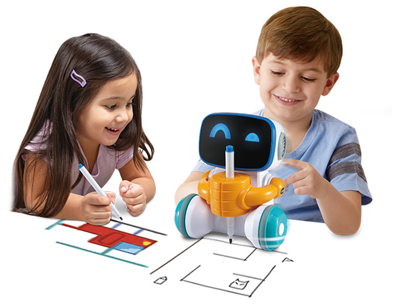 Vtech -  Jotbot Drawing & Coding Robot - White