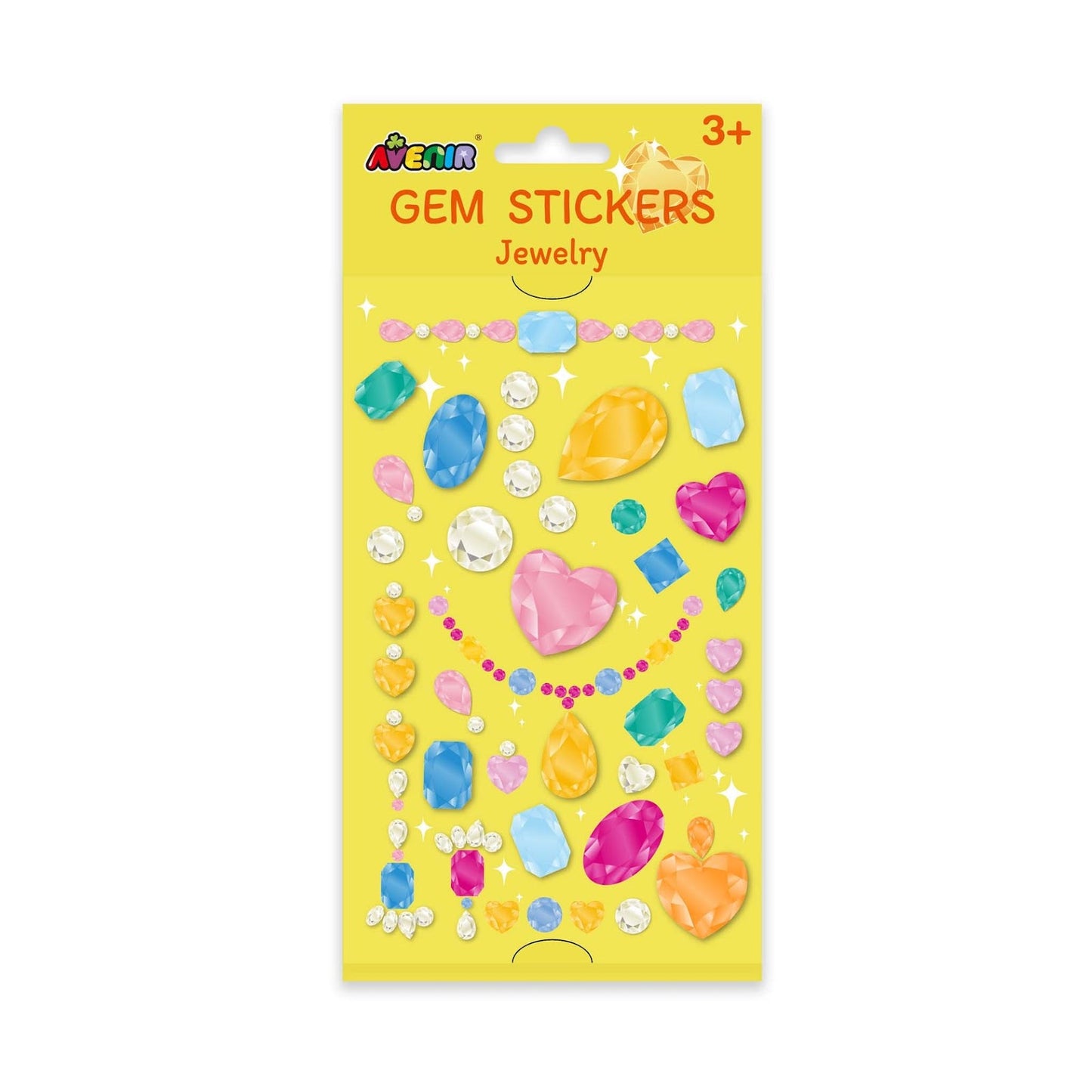 Avenir -  Gem Stickers - Jewellery | Self Adhesive Rhinestones Stickers-Multicolor