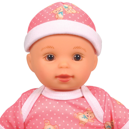 Lotus -  11.5" Inch, Soft-Bodied Baby Doll – Caucasian 2-Multicolor