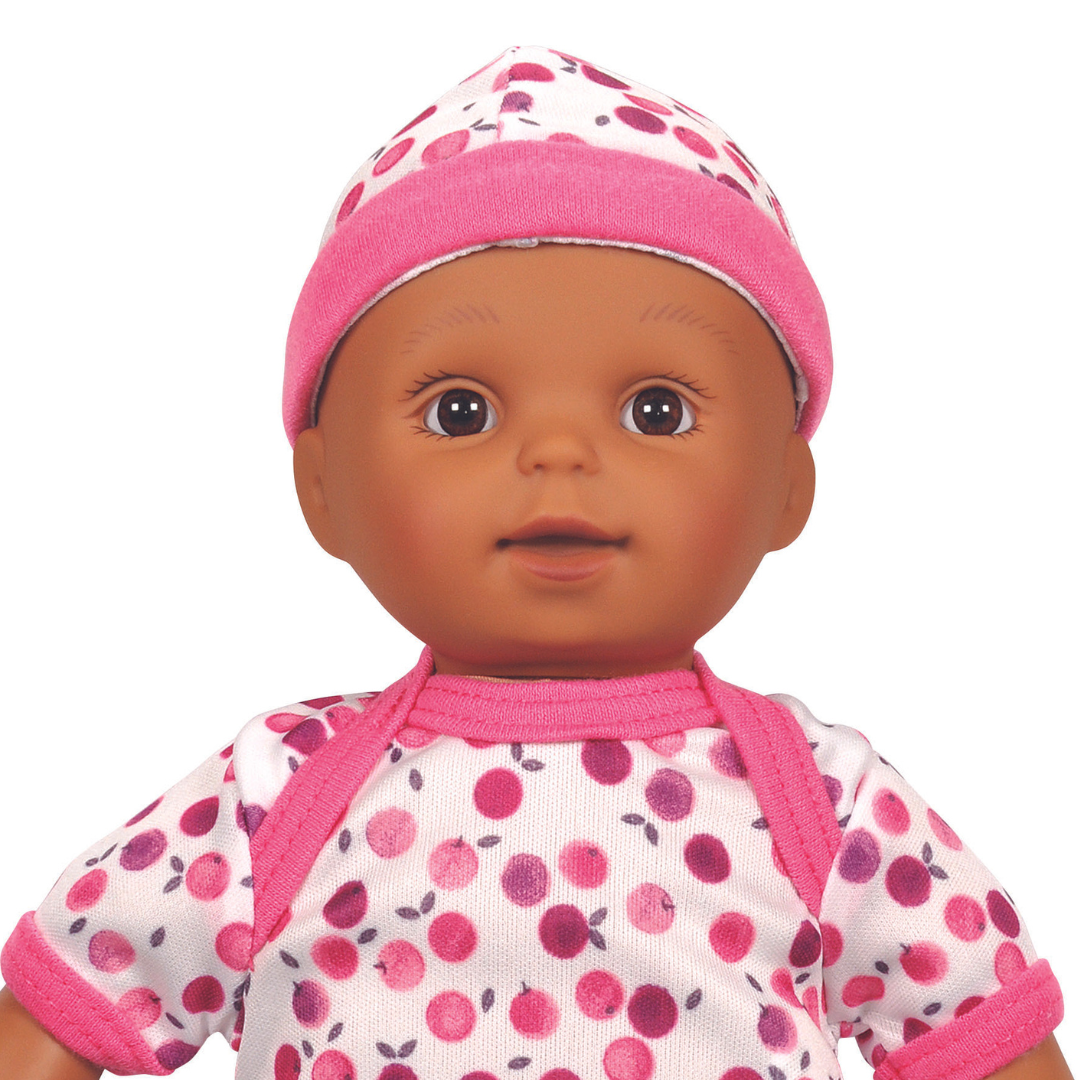 Lotus -  11.5" Inch, Soft-Bodied Baby Doll – Afro-American-Multicolor