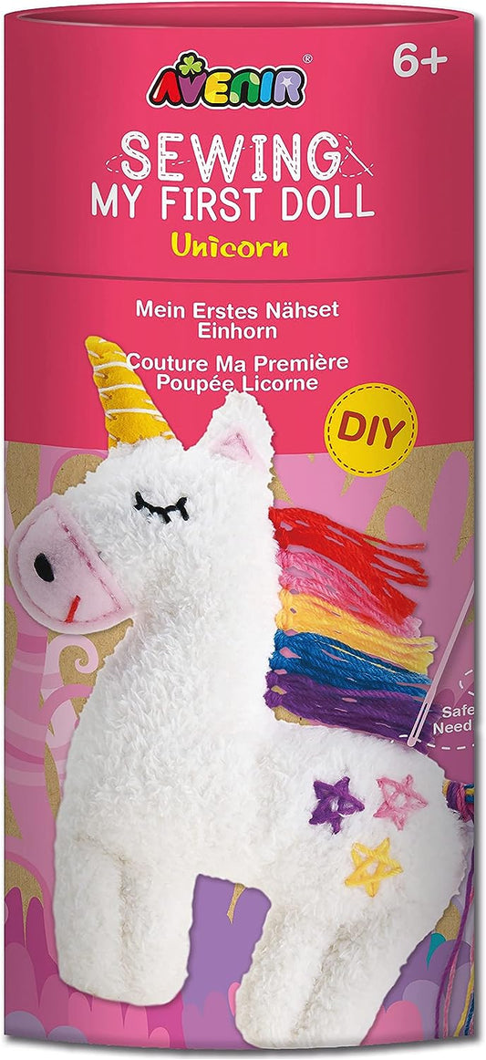 Avenir - Sewing My First Doll - Unicorn Kit -Multicolor