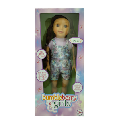 Lotus -  Bumbleberry - Miss Paige 15" - Soft Bodied Doll | Huggable Doll For Girls
-Multicolor