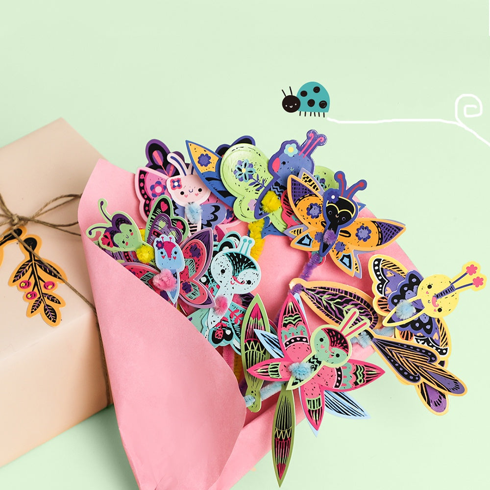 Avenir - Scratch Bouquet Kit – Butterfly-Multicolor