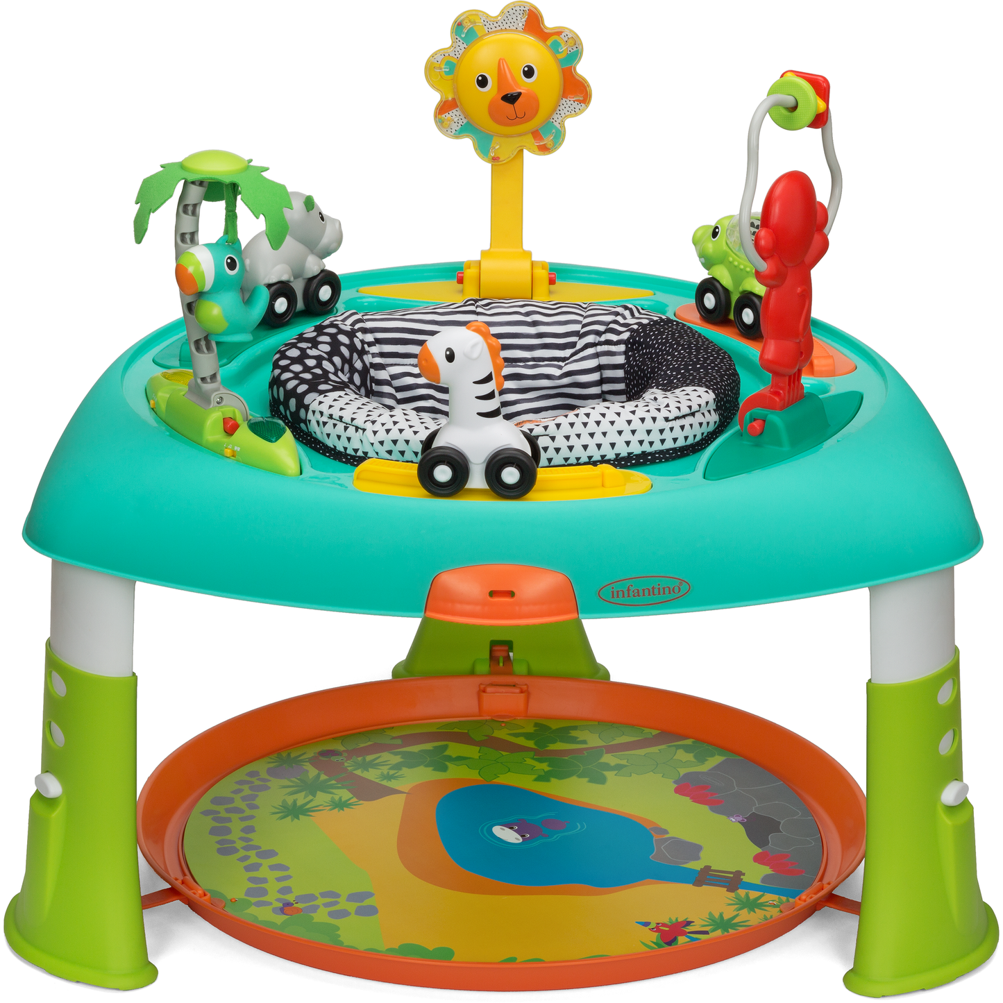 Infantino- Sit,Spin&Stand Entertainer 360Seat-Multicolor