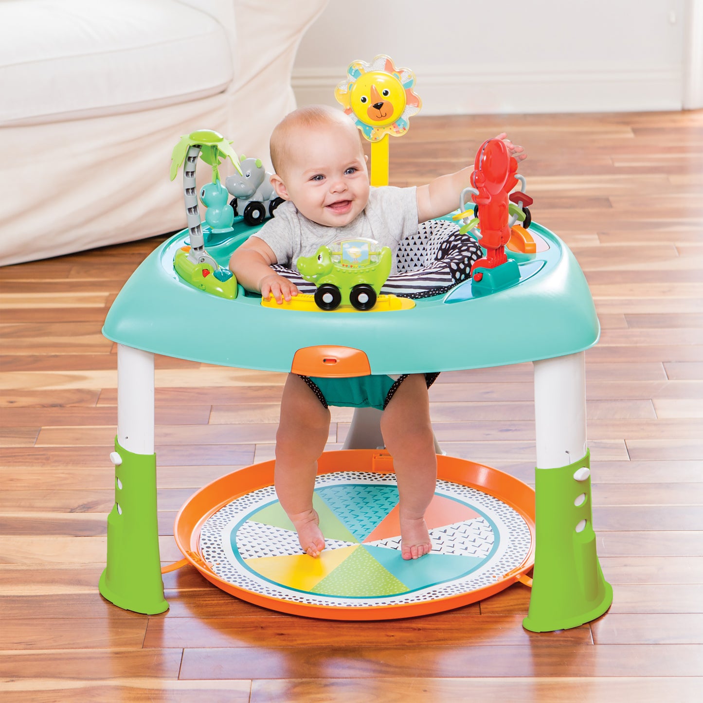 Infantino- Sit,Spin&Stand Entertainer 360Seat-Multicolor