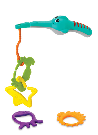 Infantino- Fish & Link Bath Activity Set-Multicolor