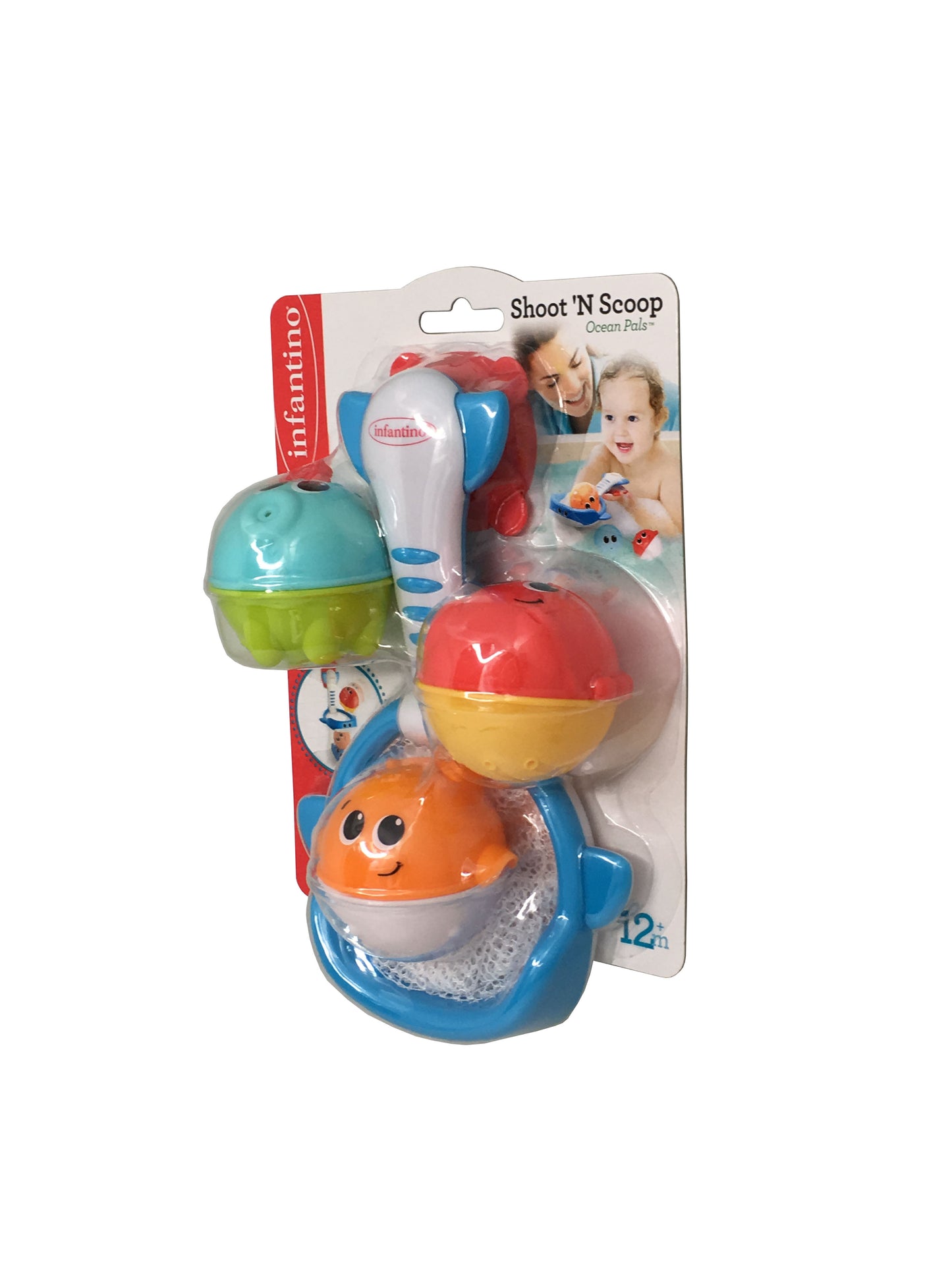 Infantino- Scoop 'N Splash Ocean Links-Multicolor