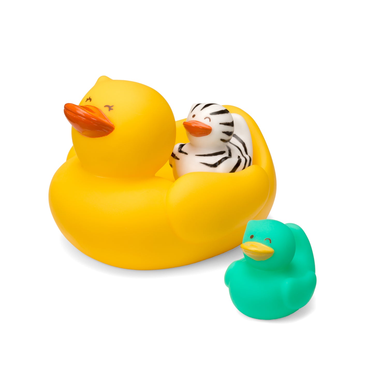 Infantino- Bath Duck N Family-Multicolor