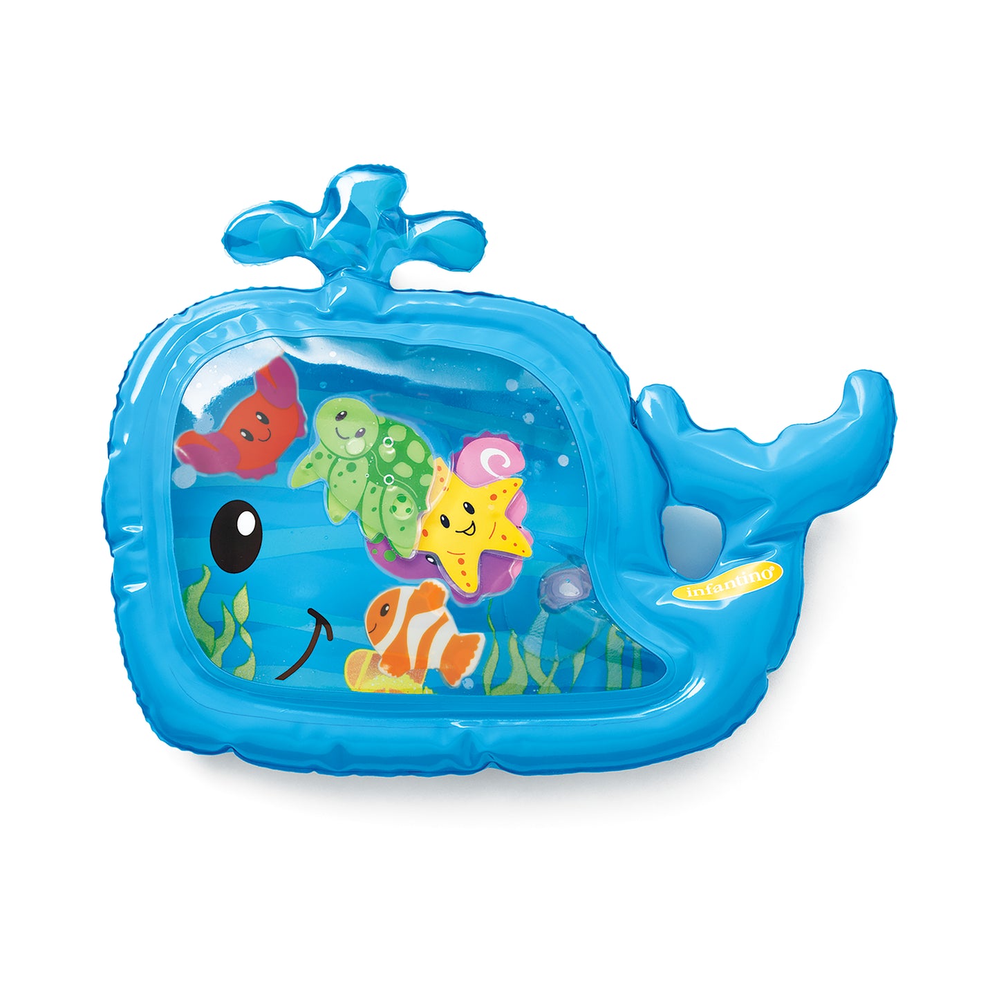 Infantino- Sensory - Pat & Play Water Mat - Whale-Multicolor