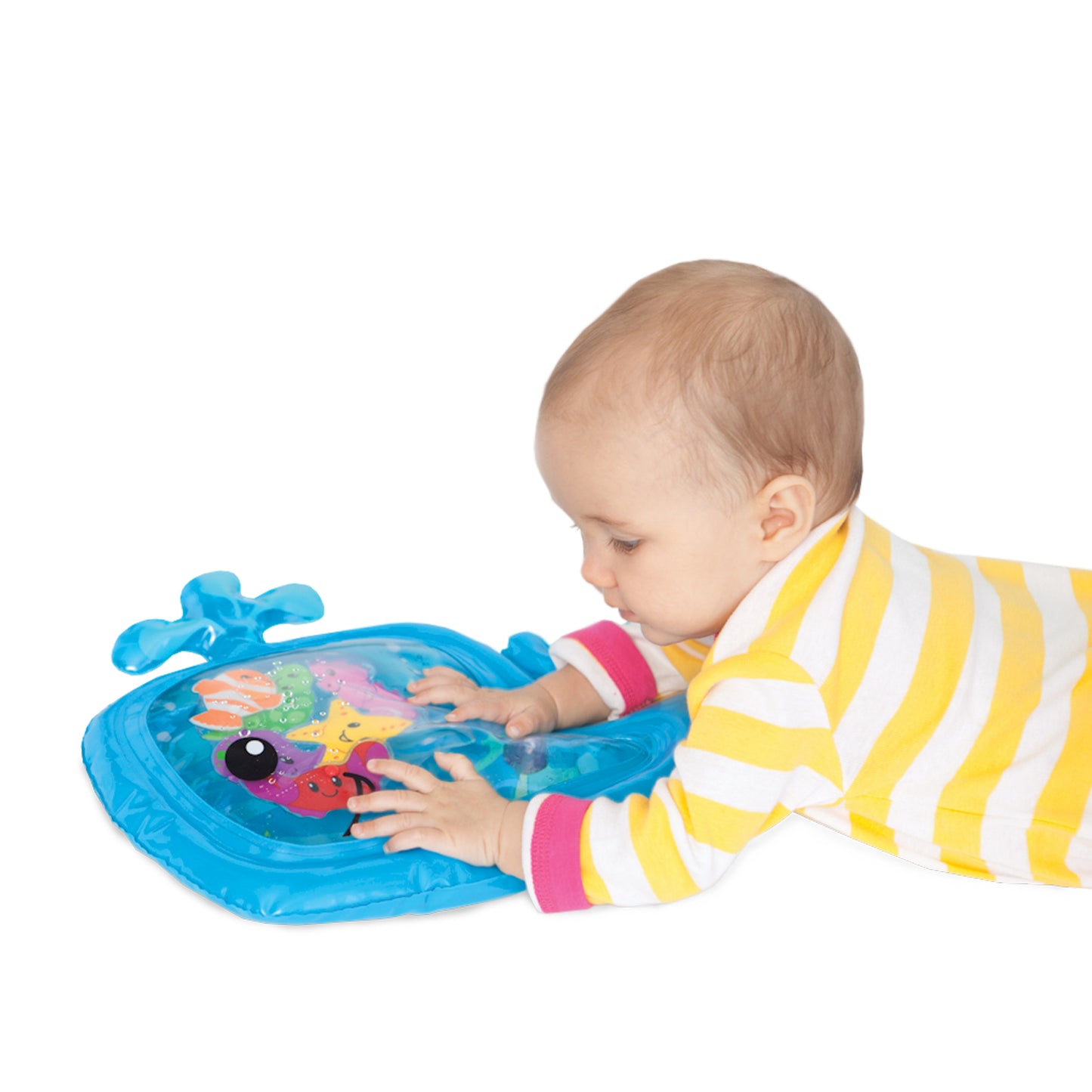 Infantino- Sensory - Pat & Play Water Mat - Whale-Multicolor