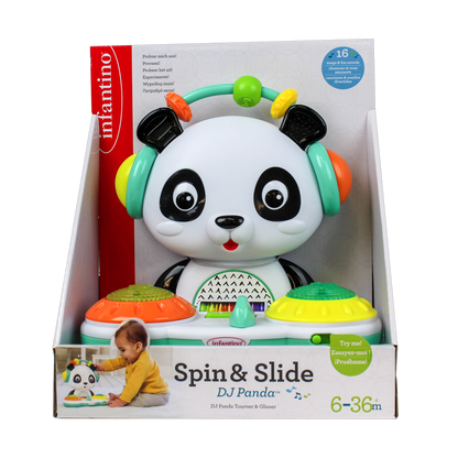 Infantino- Spin & Slide Dj Panda-Multicolor