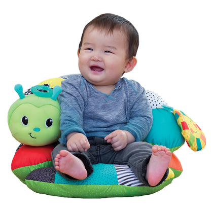 Infantino- Gaga - Prop-A-Pillar Tummy Time & Seated Support-Multicolor