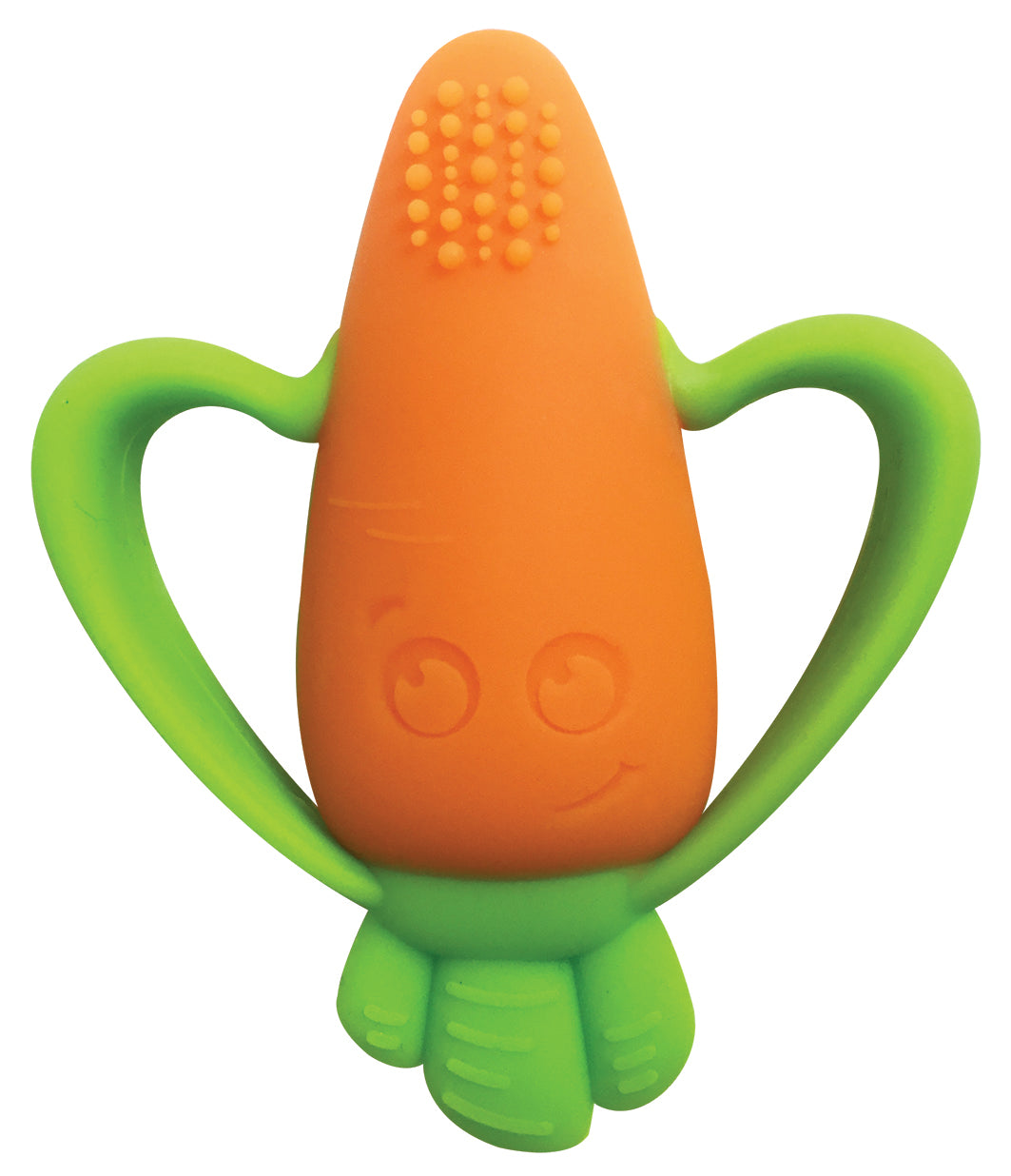 Infantino- Good Bites Textured Carrot Teether-Orange