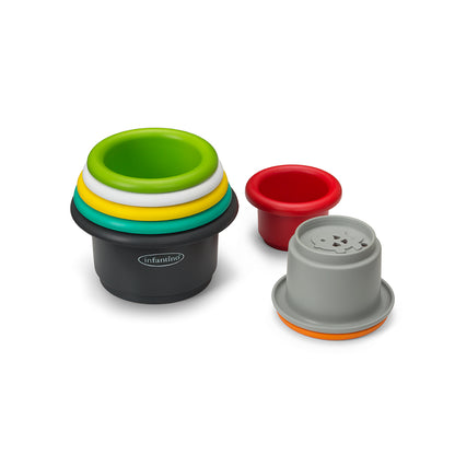 Infantino- Stack'N Nest Cups-Multicolor