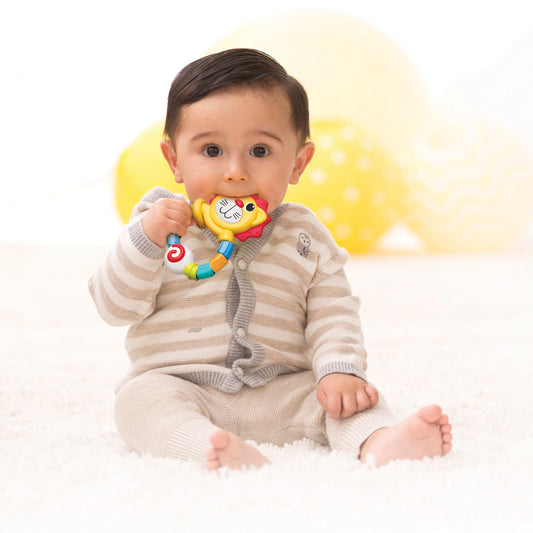 Infantino- Lion Teether-Multicolor