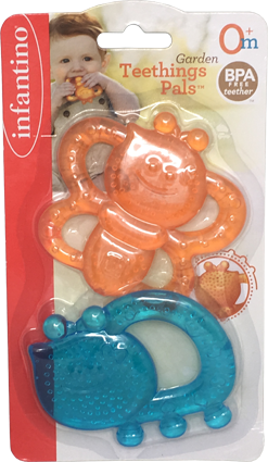 Infantino- Garden Teethings Pals-Multicolor