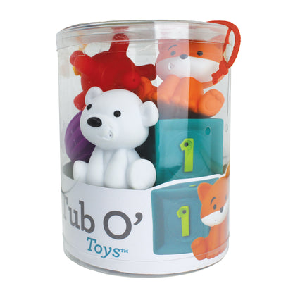 Infantino- Tub O' Toys-Multicolor