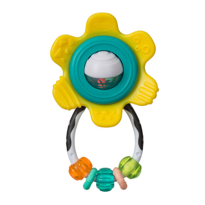 Infantino- Spin & Rattle Teether -Yellow